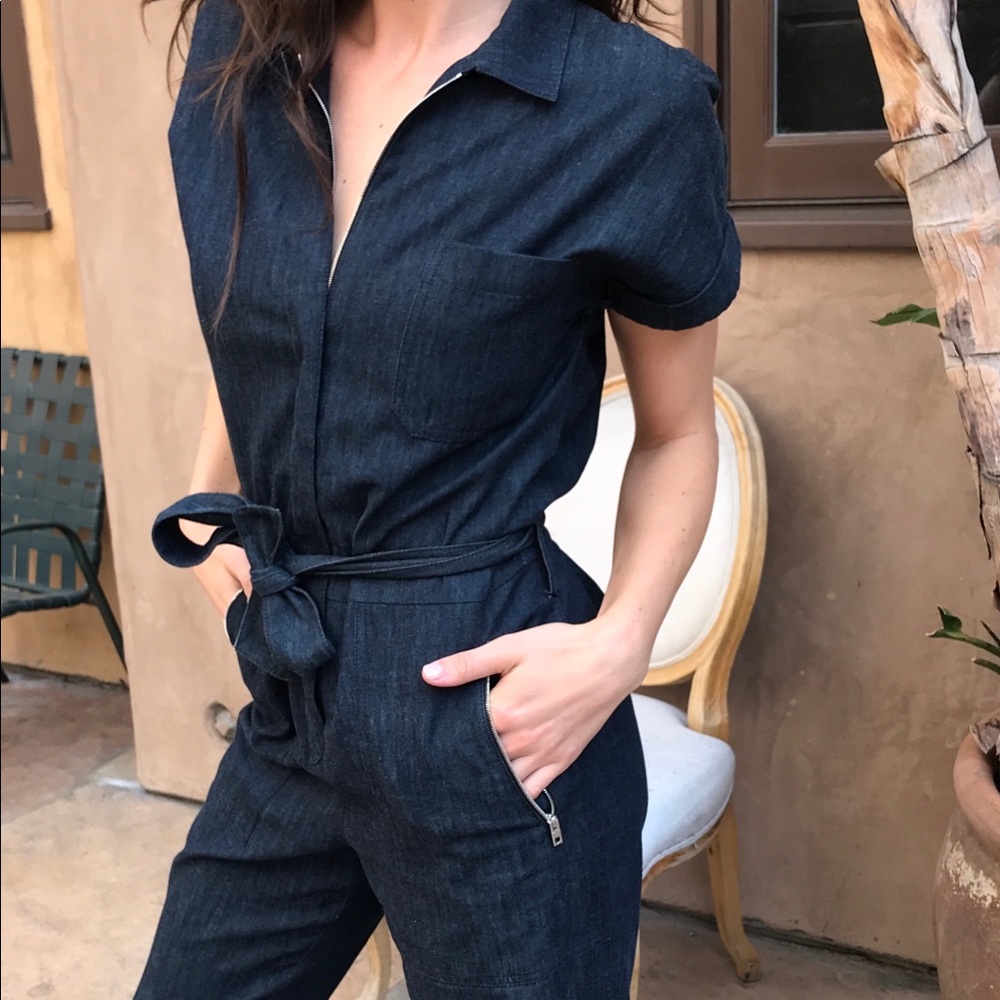 Rag and Bone denim jumpsuit